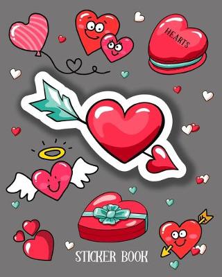 Book cover for Sticker Book Hearts