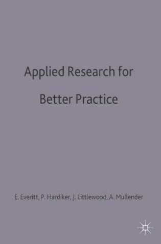 Cover of Applied Research for Better Practice