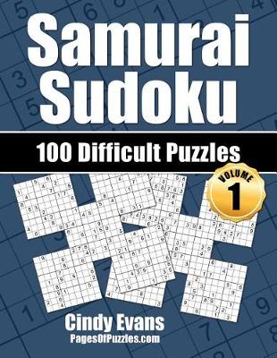 Book cover for Samurai Sudoku Difficult Puzzles - Volume 1