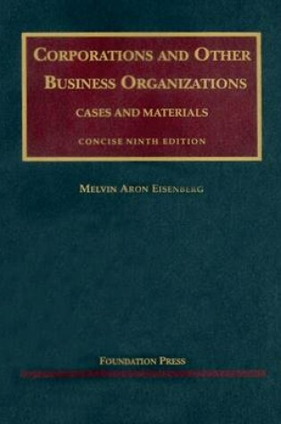 Cover of Corporations and Other Business Organizations