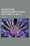 Book cover for Die Mittlere Lebensdauer in Stadt Und Land