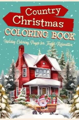 Cover of Country Christmas Coloring Book