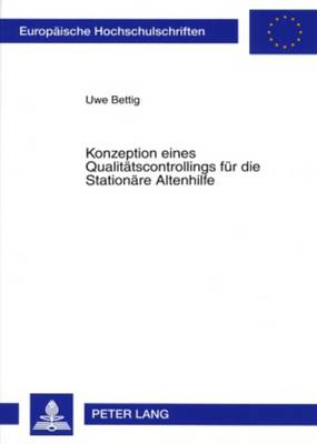 Book cover for Konzeption Eines Qualitaetscontrollings Fuer Die Stationaere Altenhilfe