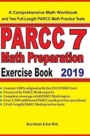Cover of PARCC 7 Math Preparation Exercise Book