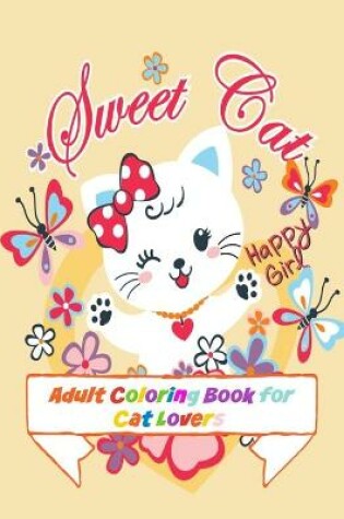 Cover of Adult Coloring Book for Cat Lovers