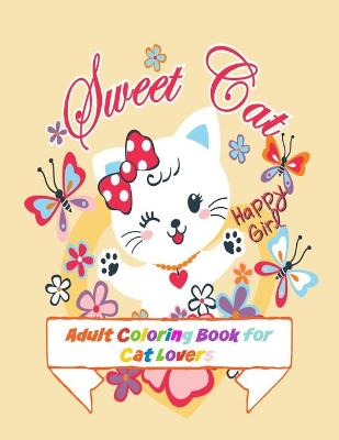 Book cover for Adult Coloring Book for Cat Lovers