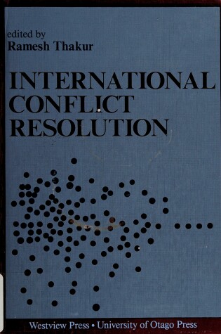 Cover of International Conflict Resolution