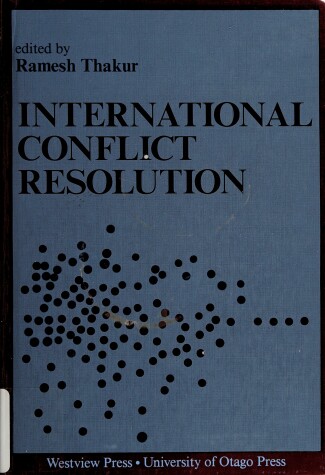 Book cover for International Conflict Resolution