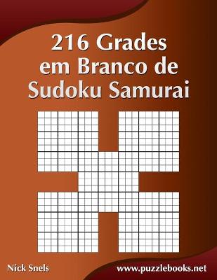 Book cover for 216 Grades em Branco de Sudoku Samurai