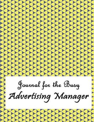 Book cover for Journal for the Busy Advertising Manager