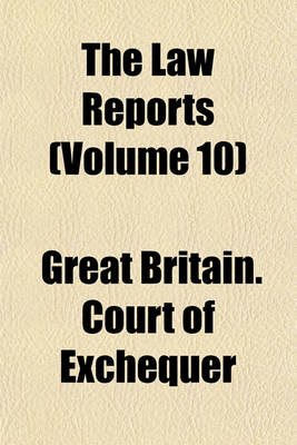 Book cover for The Law Reports Volume 17; Equity Cases, Before the Master of Rolls and the Vice-Chancellors