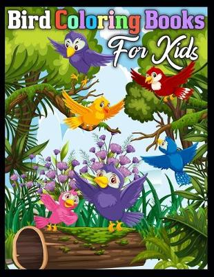 Book cover for Bird coloring books for kids