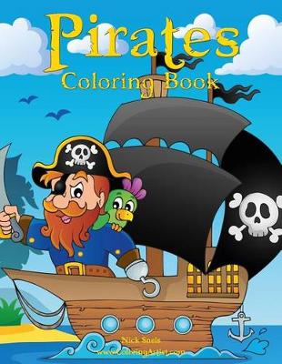 Book cover for Pirates Coloring Book 1