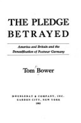 Cover of The Pledge Betrayed