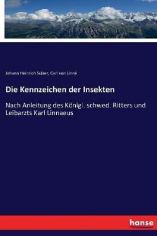 Cover of Die Kennzeichen der Insekten