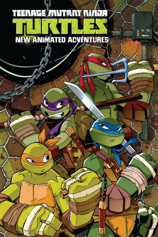 Book cover for Teenage Mutant Ninja Turtles: New Animated Adventures Omnibus Volume 1