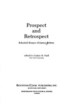 Book cover for Prospect and Retrospect
