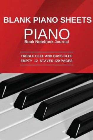 Cover of Blank Piano Sheet