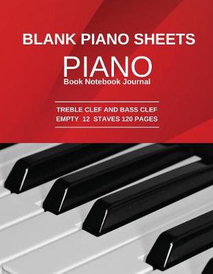 Book cover for Blank Piano Sheet