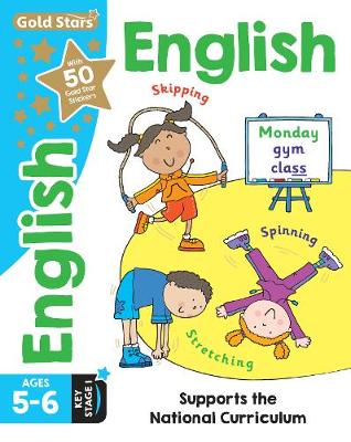 Book cover for Gold Stars English Ages 5-6 Key Stage 1