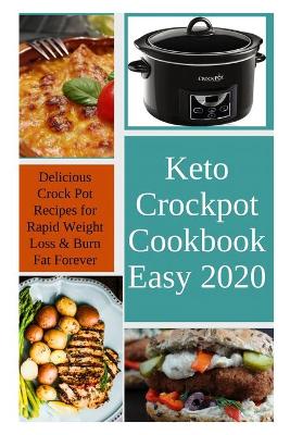 Book cover for Keto Crockpot Cookbook Easy 2020