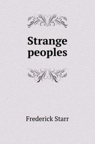 Cover of Strange peoples