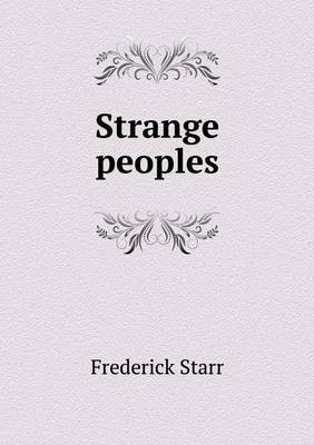 Cover of Strange peoples