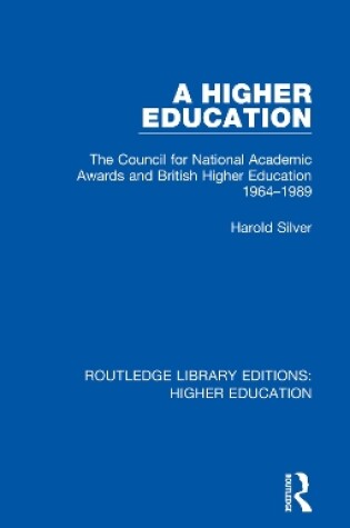 Cover of A Higher Education