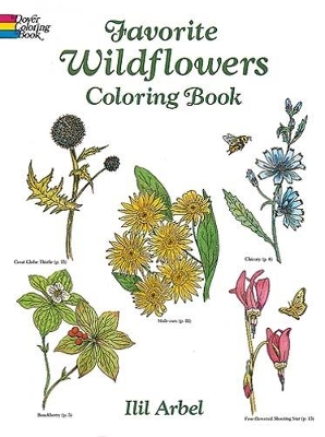 Cover of Favourite Wildflowers Colouring Book