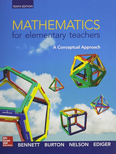 Book cover for Math for Elementary Teachers: A Conceptual Approach with Connect Access Card