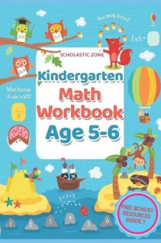 Cover of Kindergarten Math Workbooks age 5-6