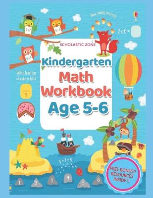 Book cover for Kindergarten Math Workbooks age 5-6