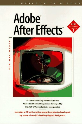 Cover of Adobe After Effects for Macintosh