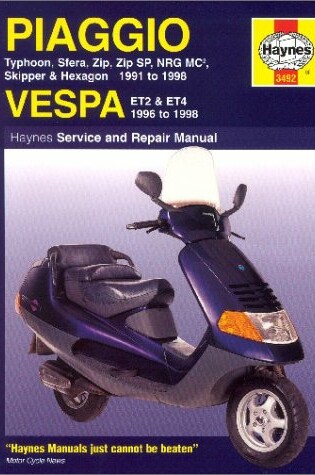 Cover of Piaggio (Vespa) Scooters, 1991-98