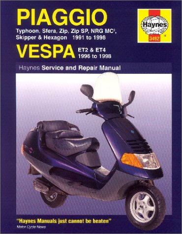 Cover of Piaggio (Vespa) Scooters, 1991-98