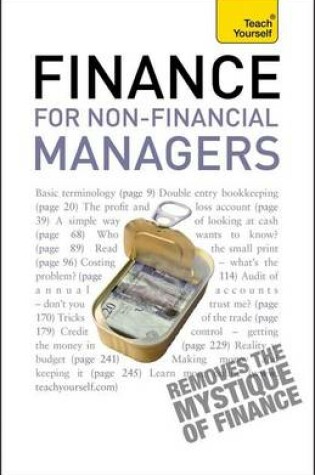 Cover of Finance for Non-Financial Managers: Teach Yourself