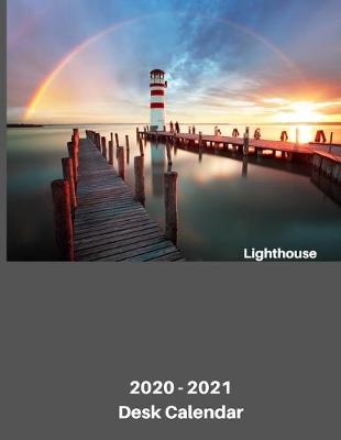Book cover for 2020 - 2021 Lighthouse Desk Calendar