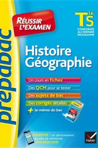 Cover of Histoire-Geographie Tle S - Prepabac Reussir L'Examen