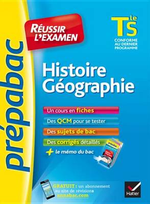 Book cover for Histoire-Geographie Tle S - Prepabac Reussir L'Examen