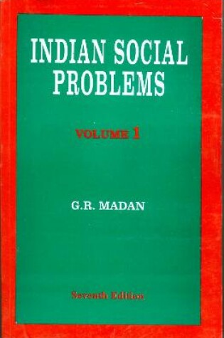 Cover of Indian Social Problems, Vol 1