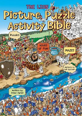 Book cover for The Lion Picture Puzzle Activity Bible