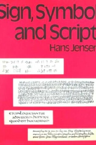 Cover of Sign, Symbol and Script