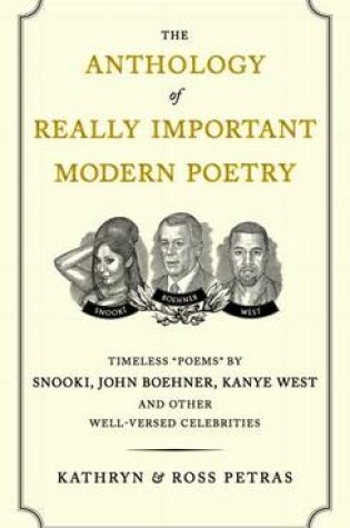 Cover of Anthology of Really Important Modern Poetry