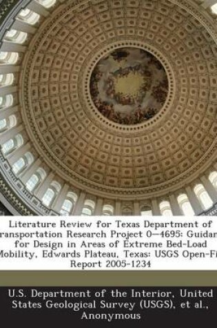 Cover of Literature Review for Texas Department of Transportation Research Project 0-4695