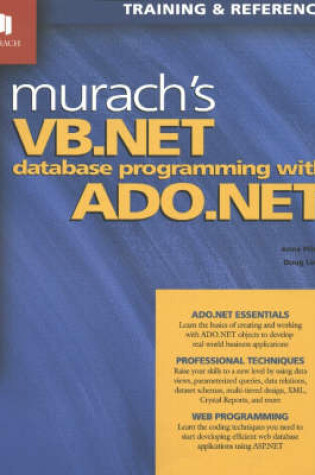 Cover of Murach's VB.NET Database Programming with ADO.NET