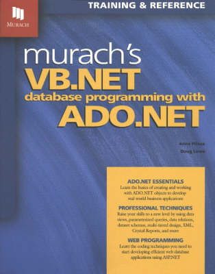 Book cover for Murach's VB.NET Database Programming with ADO.NET