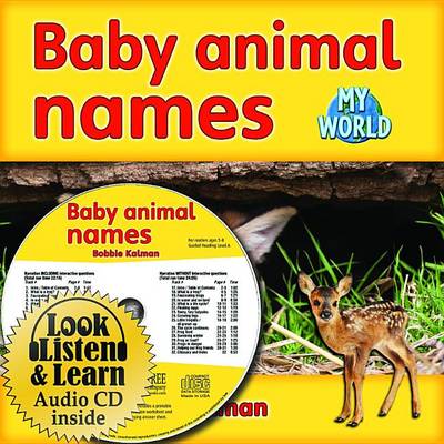 Book cover for Baby Animal Names - CD + Hc Book - Package