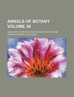 Book cover for Annals of Botany Volume 36