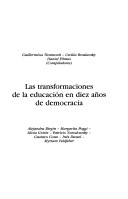 Book cover for Las Transformaciones de La Educacion En Diez Anos de Democracia