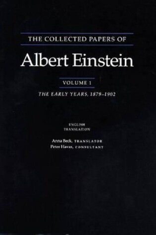 Cover of The Collected Papers of Albert Einstein, Volume 1 (English)